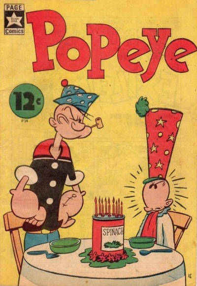 Cover for Popeye (Yaffa / Page, 1967 ? series) 
