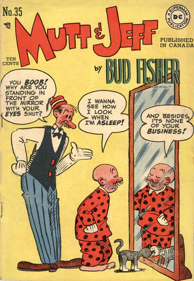 Cover for Mutt and Jeff (National Comics Publications of Canada Ltd, 1948 series) #35