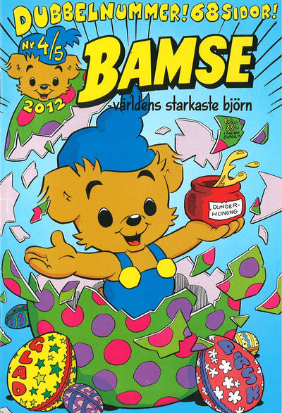 Cover for Bamse (Egmont, 1997 series) #4/2012