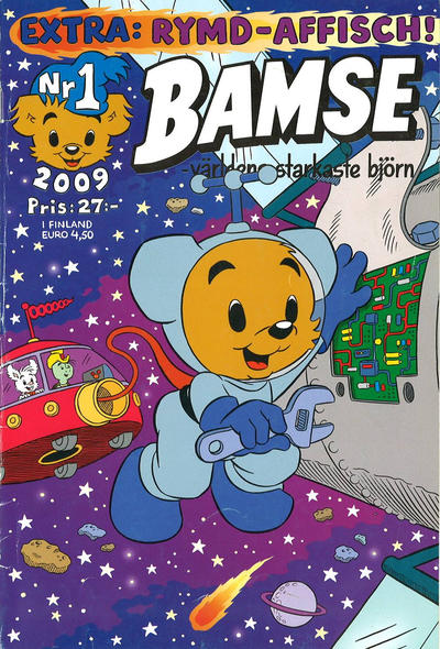 Cover for Bamse (Egmont, 1997 series) #1/2009