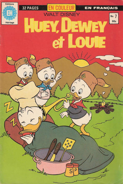 Cover for Huey, Dewey et Louie - Les Castors Juniors (Editions Héritage, 1980 series) #7
