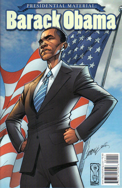 Cover for Presidential Material: Barack Obama (IDW, 2008 series) 