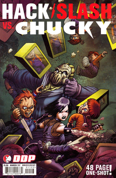Cover for Hack/Slash vs. Chucky (Devil's Due Publishing, 2007 series) [Cover C]