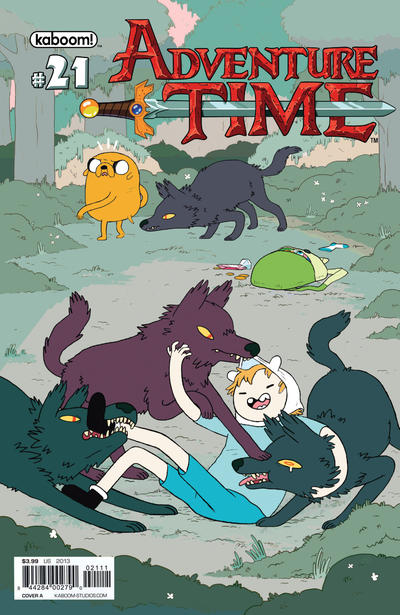 Cover for Adventure Time (Boom! Studios, 2012 series) #21 [Cover A - Emily Partridge]