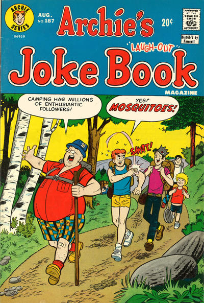 Cover for Archie's Joke Book Magazine (Archie, 1953 series) #187