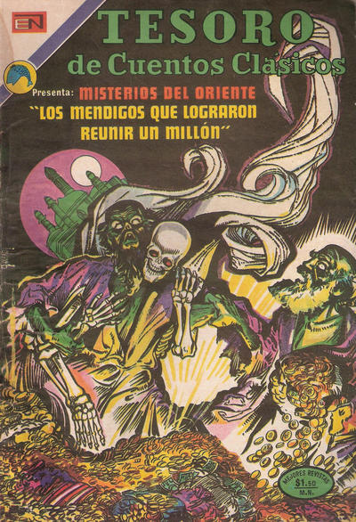 Cover for Tesoro de Cuentos Clásicos (Editorial Novaro, 1957 series) #190