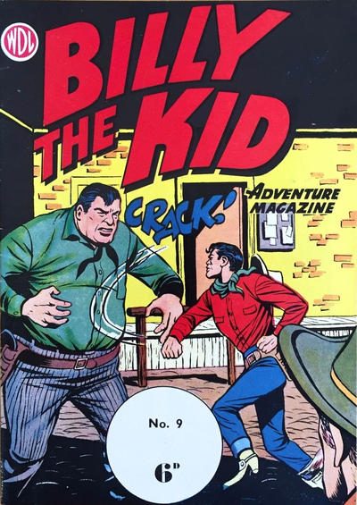 Cover for Billy the Kid Adventure Magazine (World Distributors, 1953 series) #9