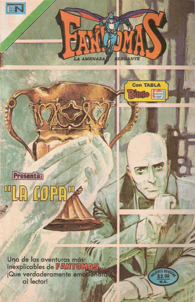 Cover for Fantomas (Editorial Novaro, 1969 series) #198
