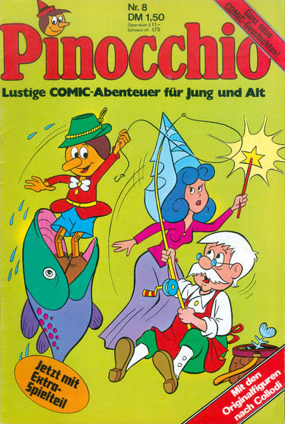 Cover for Pinocchio (Condor, 1977 series) #8