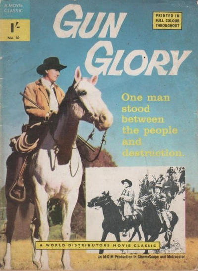 Cover for A Movie Classic (World Distributors, 1956 ? series) #30 - Gun Glory