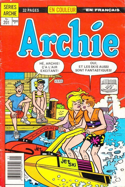 Cover for Archie (Editions Héritage, 1971 series) #201