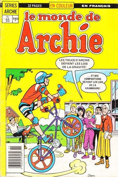 Cover for Le Monde de Archie (Editions Héritage, 1981 series) #55