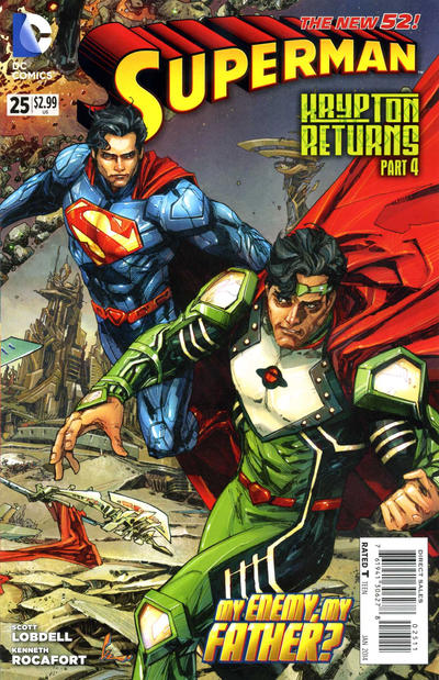 Cover for Superman (DC, 2011 series) #25 [Direct Sales]