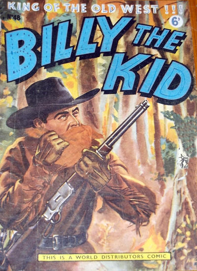 Cover for Billy the Kid Adventure Magazine (World Distributors, 1953 series) #48