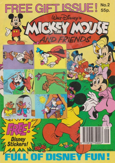 Cover for Mickey Mouse and Friends (Egmont UK, 1989 series) #2