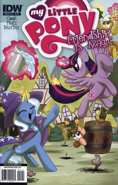 Cover for My Little Pony: Friendship Is Magic (IDW, 2012 series) #12 [Cover RE - Hot Topic Exclusive - Amy Mebberson]