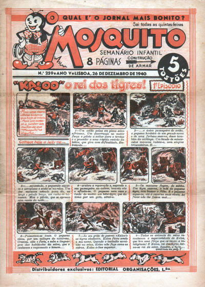 Cover for O Mosquito [Série 1] (Edições O Mosquito, Lda, 1936 series) #259