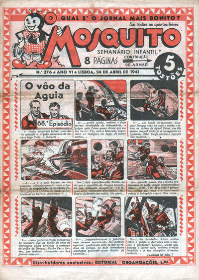 Cover for O Mosquito [Série 1] (Edições O Mosquito, Lda, 1936 series) #276