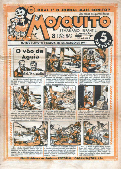 Cover for O Mosquito [Série 1] (Edições O Mosquito, Lda, 1936 series) #272