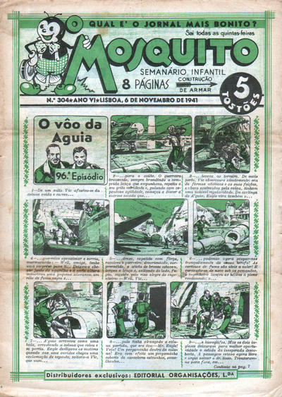 Cover for O Mosquito [Série 1] (Edições O Mosquito, Lda, 1936 series) #304