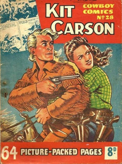 Cover for Cowboy Comics (Amalgamated Press, 1950 series) #28
