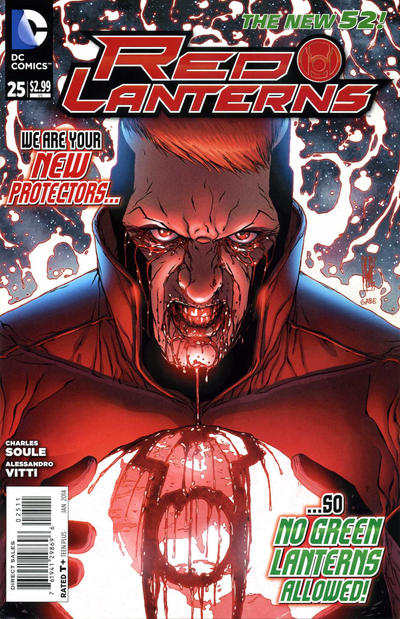 Cover for Red Lanterns (DC, 2011 series) #25