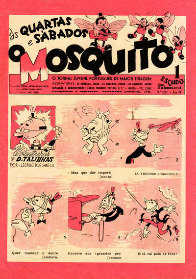 Cover for O Mosquito [Série 1] (Edições O Mosquito, Lda, 1936 series) #1202