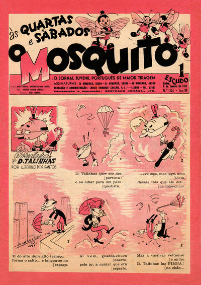 Cover for O Mosquito [Série 1] (Edições O Mosquito, Lda, 1936 series) #1204