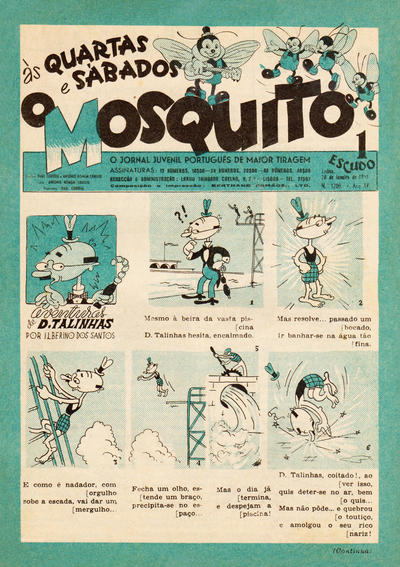 Cover for O Mosquito [Série 1] (Edições O Mosquito, Lda, 1936 series) #1208