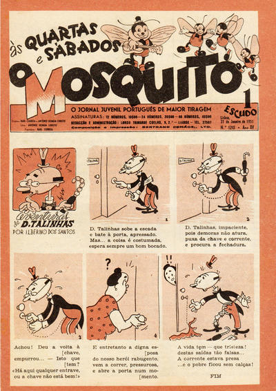 Cover for O Mosquito [Série 1] (Edições O Mosquito, Lda, 1936 series) #1210
