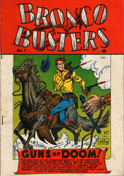 Cover for Bronco Busters (Bell Features, 1950 series) #7
