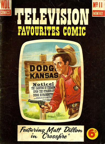 Cover for Television Favourites Comic (World Distributors, 1958 series) #11