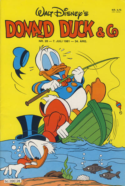 Cover for Donald Duck & Co (Hjemmet / Egmont, 1948 series) #28/1981