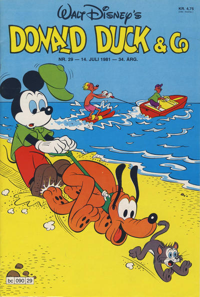 Cover for Donald Duck & Co (Hjemmet / Egmont, 1948 series) #29/1981