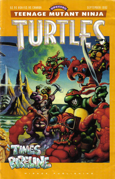 Cover for Teenage Mutant Ninja Turtles: "Times" Pipeline (Mirage, 1992 series) 