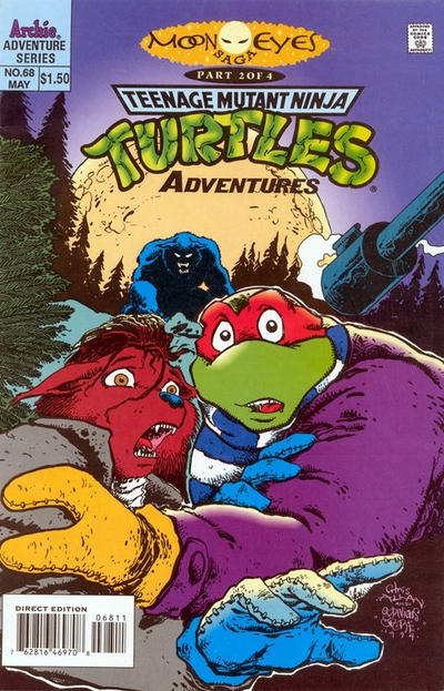 Cover for Teenage Mutant Ninja Turtles Adventures (Archie, 1989 series) #68 [Direct Edition]