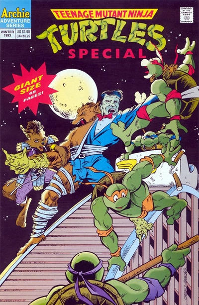 Cover for Teenage Mutant Ninja Turtles Giant Size Special (Archie, 1993 series) #7 [Direct]