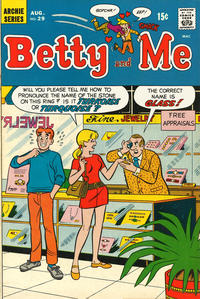 Cover Thumbnail for Betty and Me (Archie, 1965 series) #29