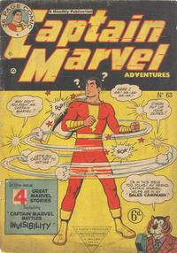Cover Thumbnail for Captain Marvel Adventures (L. Miller & Son, 1950 series) #63
