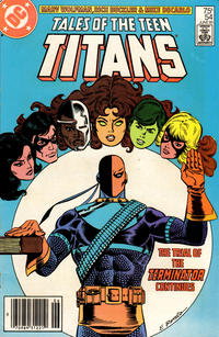 Cover for Tales of the Teen Titans (DC, 1984 series) #54 [Newsstand]