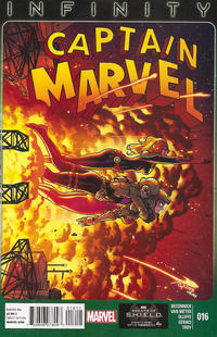 Cover Thumbnail for Captain Marvel (Marvel, 2012 series) #16