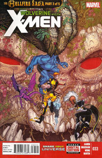 Cover Thumbnail for Wolverine & the X-Men (Marvel, 2011 series) #33 [Direct Edition]