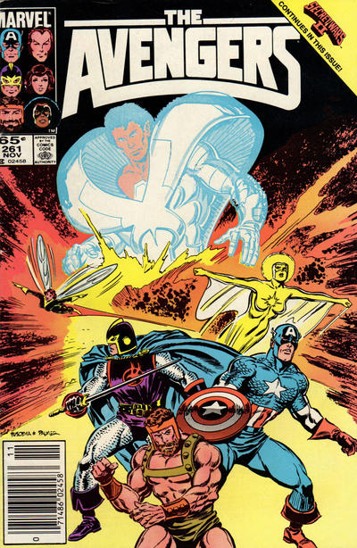 Cover for The Avengers (Marvel, 1963 series) #261 [Newsstand]
