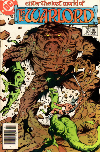 Cover for Warlord (DC, 1976 series) #92 [Newsstand]