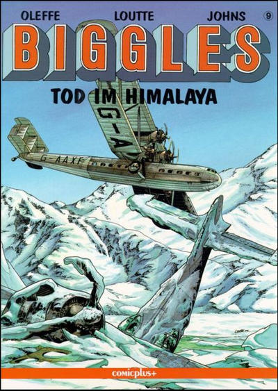 Cover for Biggles (comicplus+, 1992 series) #9 - Tod im Himalaya