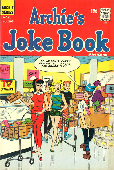 Cover for Archie's Joke Book Magazine (Archie, 1953 series) #106