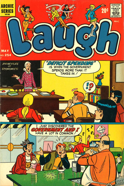 Cover for Laugh Comics (Archie, 1946 series) #254