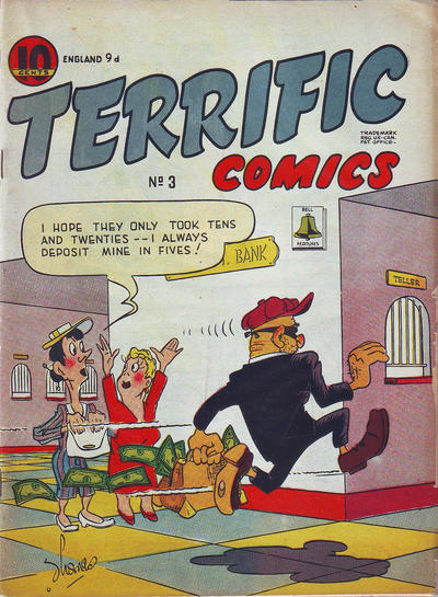 Cover for Terrific Comics (Bell Features, 1946 ? series) #3