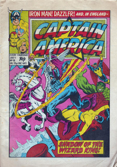 Cover for Captain America (Marvel UK, 1981 series) #19