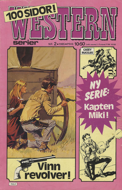 Cover for Westernserier (Semic, 1976 series) #2/1985